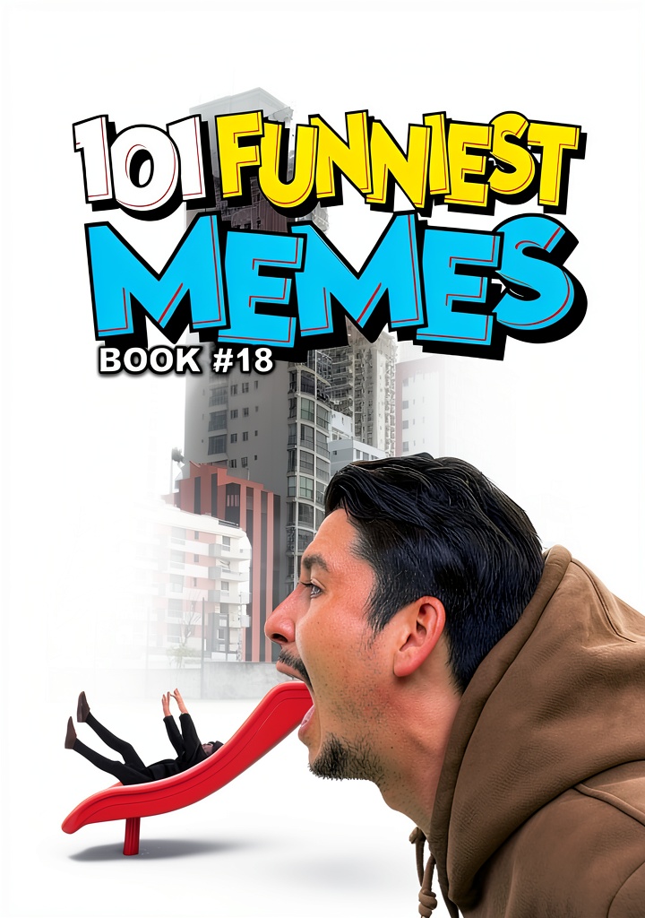 101 Funniest Memes eBook displayed on a Kindle device