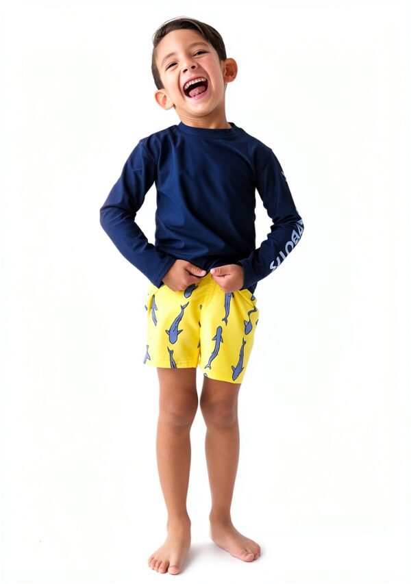 RuggedButts Boys Swim Trunks UPF 50 Sun Protection-1