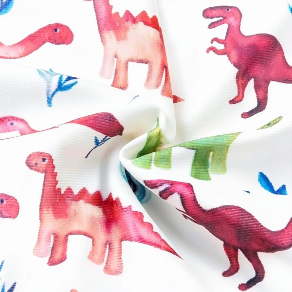 Baby Boys Swim Trunks Soft Polyester Dinosaur Print 2-3T-4