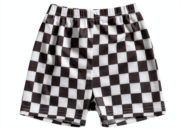 ALOPCFWM Baby Boy Swim Trunks Checkered Polyester Fast Dry-0