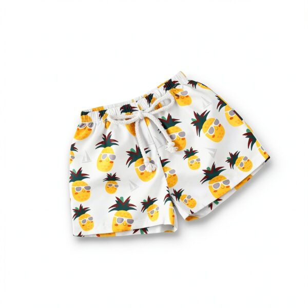 Baby Boys Swim Trunks Polyester Quick Dry Tropical Print-5