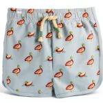 Peached Nylon Swim Trunks Mud Pie Baby Boys Comfort Style-0