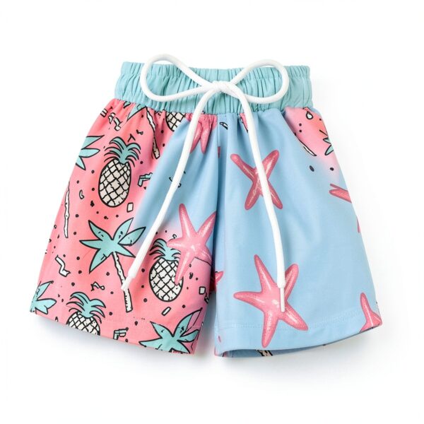 HIHA Boys Swim Trunks Quick Dry Fabric Elastic Waistband-7