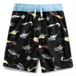 Hurley Baby Boys Swim Trunks Supersuede Drawcord Pocket-0