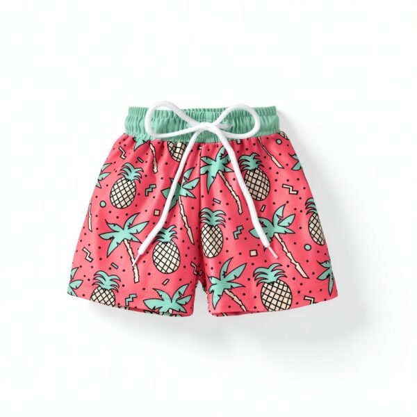 HIHA Boys Swim Trunks Quick Dry Fabric Elastic Waistband-3
