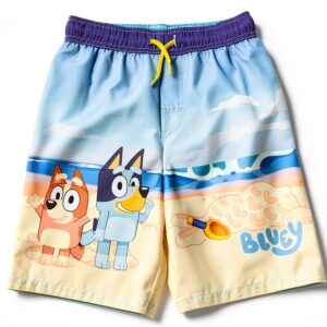 Bluey Boys Swim Trunks UPF 50+ Sun Protection Blue-0