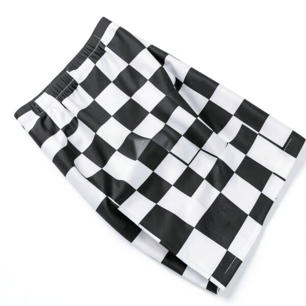 ALOPCFWM Baby Boy Swim Trunks Checkered Polyester Fast Dry-4