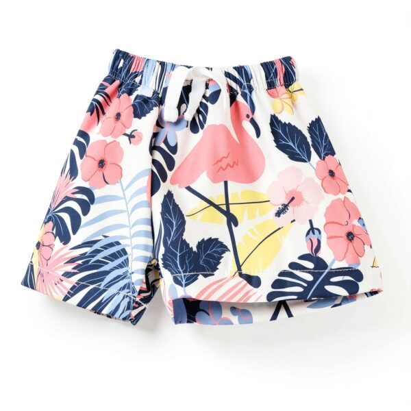 Aalizzwell Baby Boys Swim Trunks Cotton Spandex Multiple-4