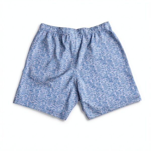 Ocean Blue Speckle Swim Trunks Mens Baby Boys Stretch Fit-3