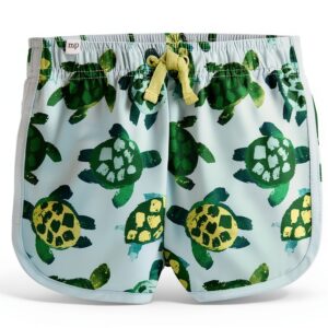 Baby Boys Swim Trunks Peached Nylon Adjustable Mud Pie-0