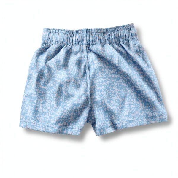 Ocean Blue Speckle Swim Trunks Mens Baby Boys Stretch Fit-6