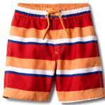 Gap Baby Boys Swim Trunks UPF 50 Quick Dry Red Stripes-0