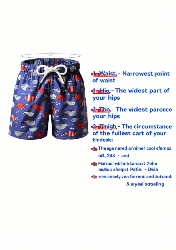Toddler Swim Trunks Quick Dry UPF 50 Plus Boys Sizes 2T 6Y-5