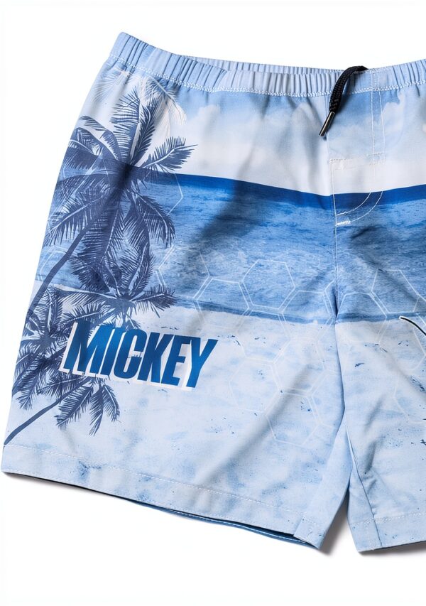 Disney Mickey Mouse Boys Swim Trunks UPF 50+ Blue 2T-4