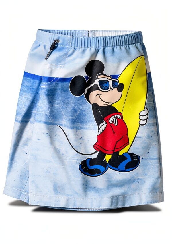 Disney Mickey Mouse Boys Swim Trunks UPF 50+ Blue 2T-5