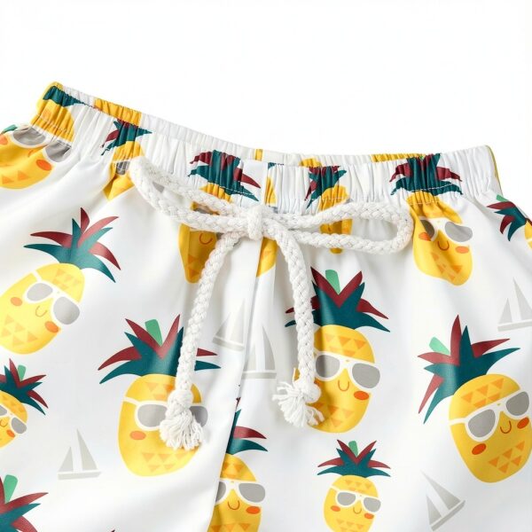 Baby Boys Swim Trunks Polyester Quick Dry Tropical Print-2