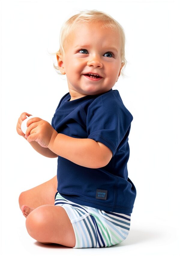 Baby Boys Swim Trunks RuggedButts UPF 50 Plus Drawstring-1