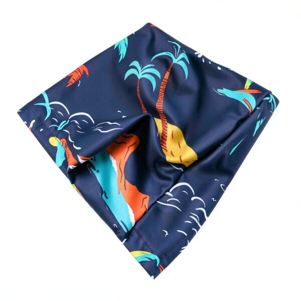 Toddler Boy Swim Trunks Dinosaur Navy Shark Beach Shorts-4