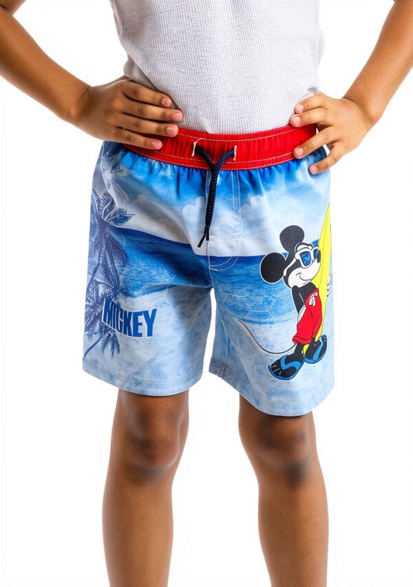 Disney Mickey Mouse Boys Swim Trunks UPF 50+ Blue 2T-1