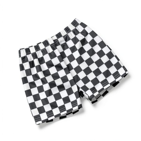 ALOPCFWM Baby Boy Swim Trunks Checkered Polyester Fast Dry-2