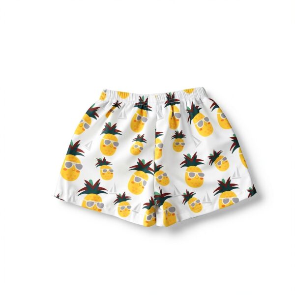 Baby Boys Swim Trunks Polyester Quick Dry Tropical Print-4