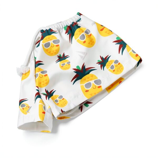 Baby Boys Swim Trunks Polyester Quick Dry Tropical Print-3