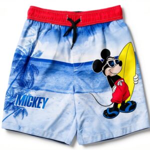Disney Mickey Mouse Boys Swim Trunks UPF 50+ Blue 2T-0