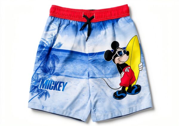 Disney Mickey Mouse Boys Swim Trunks UPF 50+ Blue 2T-0