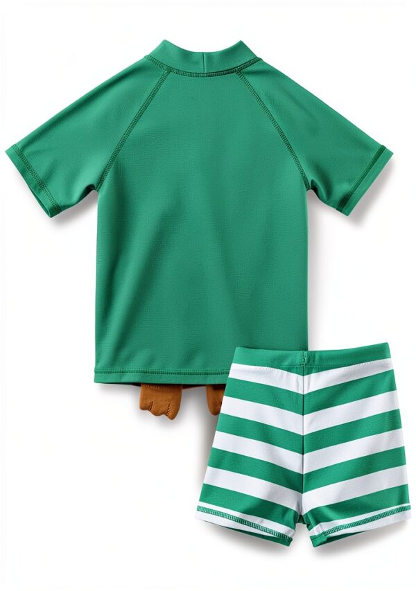 Baby Boys Swim Set UPF 50 Sun Protection Rash Guard Trunks-1